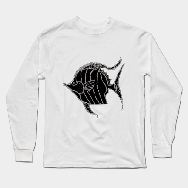 Moorish Idol Long Sleeve T-Shirt by Ava Ray Doodles